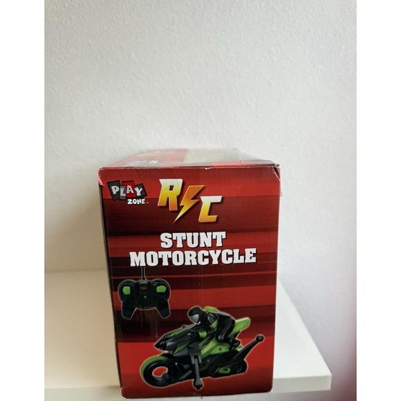 RC Play Zone Stunt Motorcycle Remote Control New Never Used - Picture 4 of 6